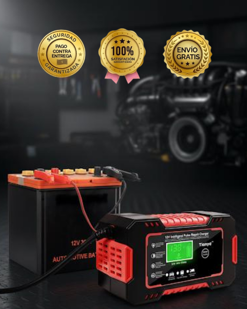CARGADOR INICIADOR DE BATERIA