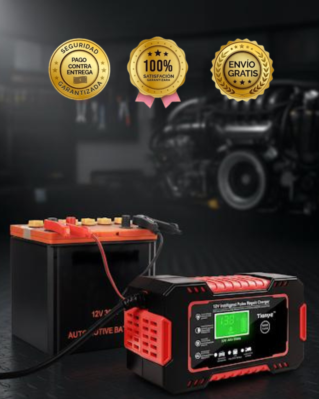 CARGADOR INICIADOR DE BATERIA