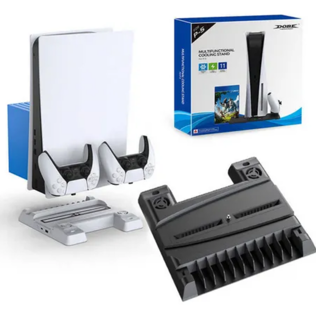 🎮❄️ Soporte Vertical PS5 Kootek con Cargador y Ventilación ❄️🎮
